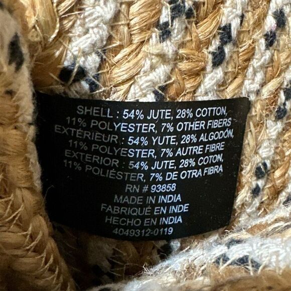 Circus by Sam Edelman Phoebe Braided Soft Boho Jute Shoulder Bag Natural Tan - Picture 6 of 6